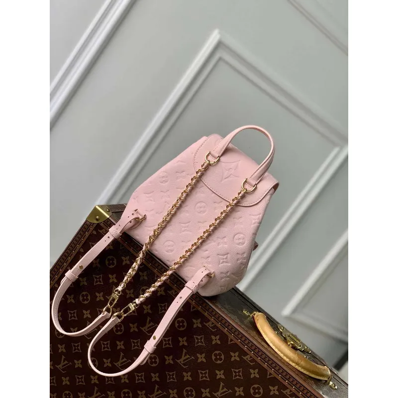 LV M47074 Louis Vuitton Playful Backup Backpack Bag Opal Pink