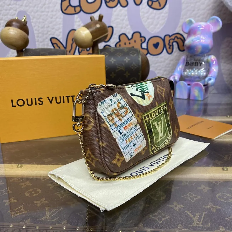 LV M58009 Louis Vuitton Mini Pochette Accessoires Monogram Canvas