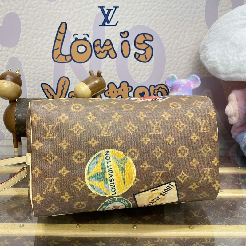 LV M47087 Louis Vuitton Speedy Bandoulière 30 Handbag Monogram Canvas
