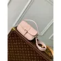 LV M83566 Louis Vuitton Nano Diane Bag Monogram Empreinte leather Opale Pink