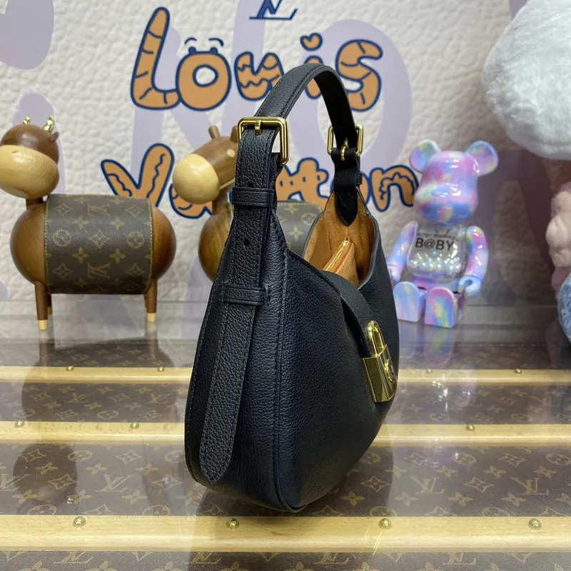 LV M24611 Louis Vuitton Low Key Shoulder Bag Black