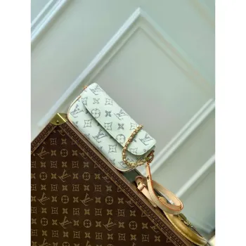 LV M83499 Louis Vuitton Wallet on Chain Ivy Bag Multicolor White