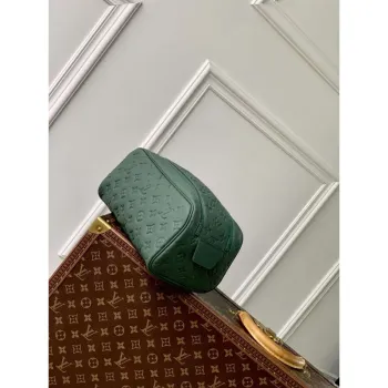 LV M24442 Louis Vuitton Dopp Kit Bag Forest Green