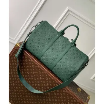LV M24440 Louis Vuitton Keepall Bandoulière 50 Bag Forest Green
