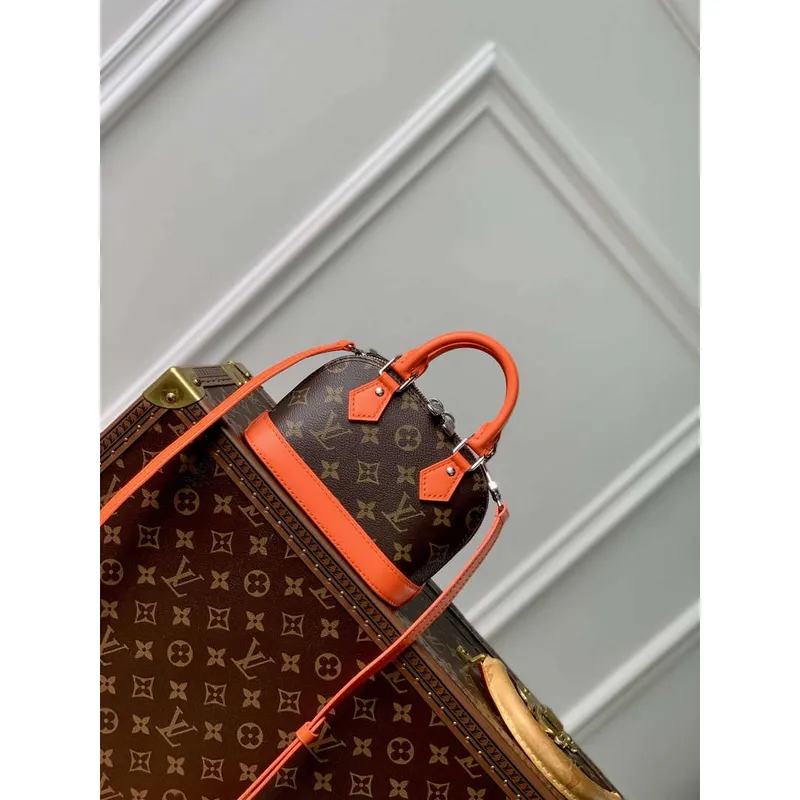 LV M82717 Louis Vuitton Nano Alma Bag Orange