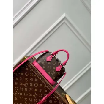 LV M82717 Louis Vuitton Nano Alma Bag Rose Red