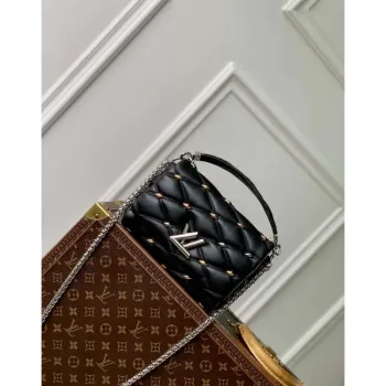 LV M24151 Louis Vuitton GO 14 MM Handbag Black