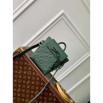 LV M83052 Louis Vuitton Nano Steamer Bag Forest Green