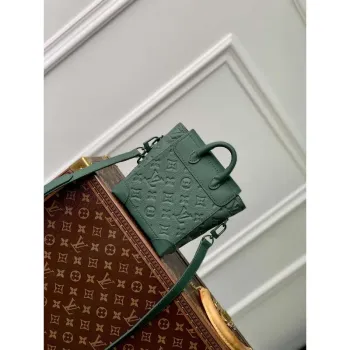 LV M83052 Louis Vuitton Nano Steamer Bag Forest Green