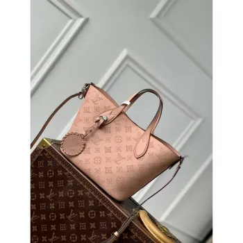 LV M23196 Louis Vuitton Blossom PM Mahina Tote Bag Pink