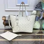 Louis Vuitton  Blossom MM Mahina Tote Bag LV M21851 Beige