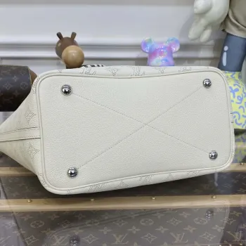 Louis Vuitton  Blossom MM Mahina Tote Bag LV M21851 Beige