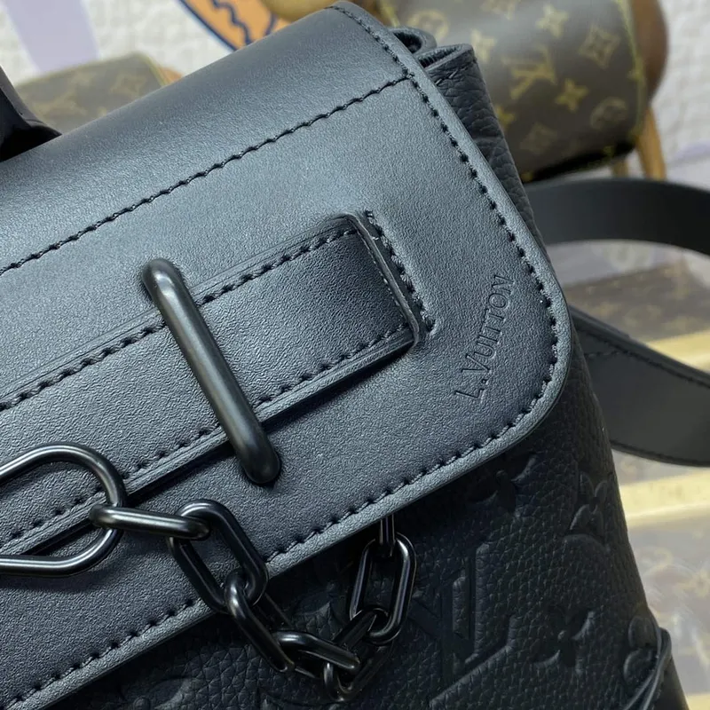 LV M24436 Louis Vuitton Steamer PM Bag Black