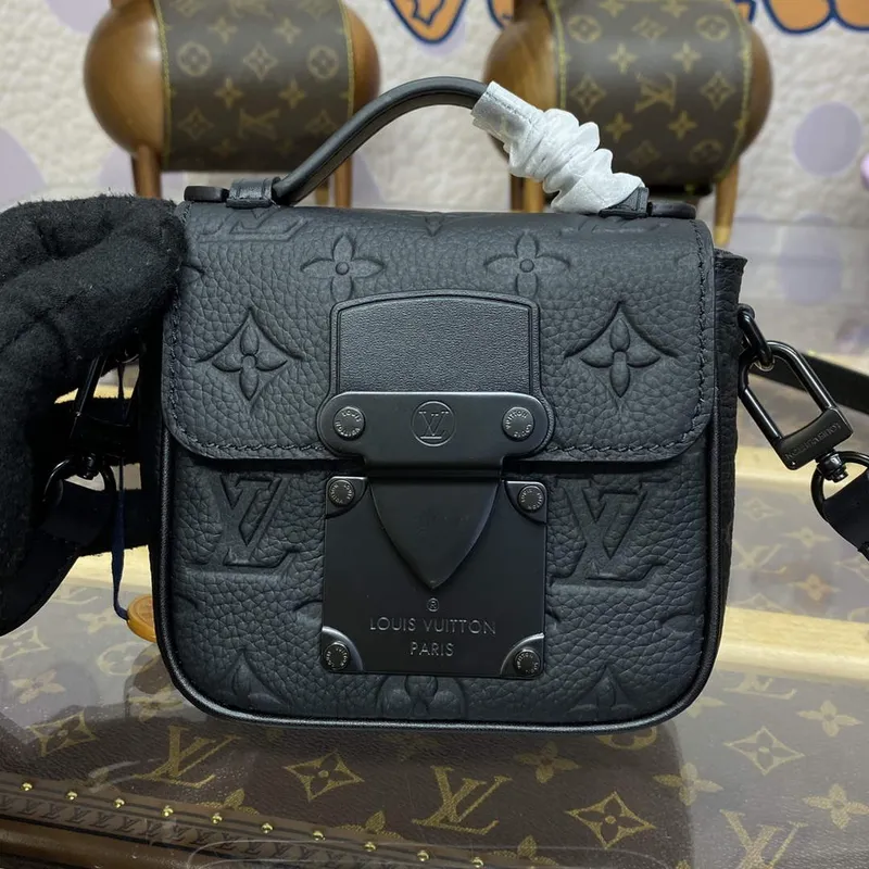 LV M83148 Louis Vuitton Pico S Lock Bag Black