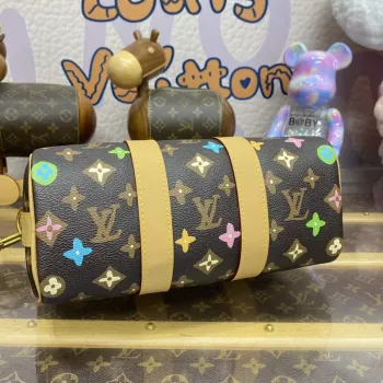 LV M24849 Louis Vuitton Keepall Bandoulière 25 Bag Chocolate