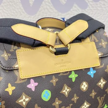 LV M25240 Louis Vuitton Christopher MM Backpack Chocolate
