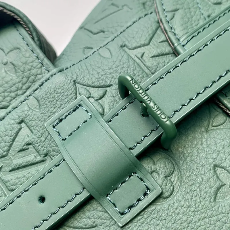 LV M24428 Louis Vuitton Christopher MM Backpack Forest Green