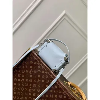 LV M25067 Louis Vuitton Side Trunk PM Bag Olympe Blue