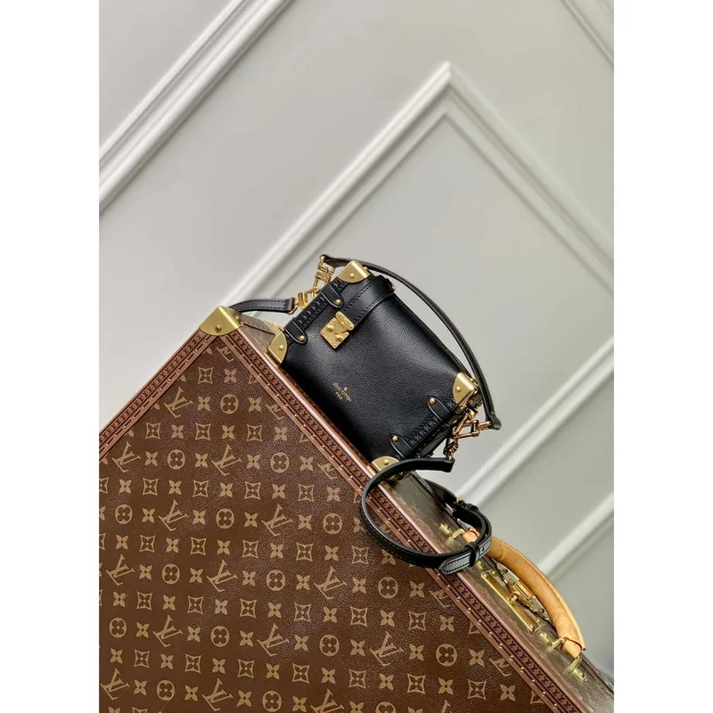 LV M23817 Louis Vuitton Side Trunk PM Bag Black
