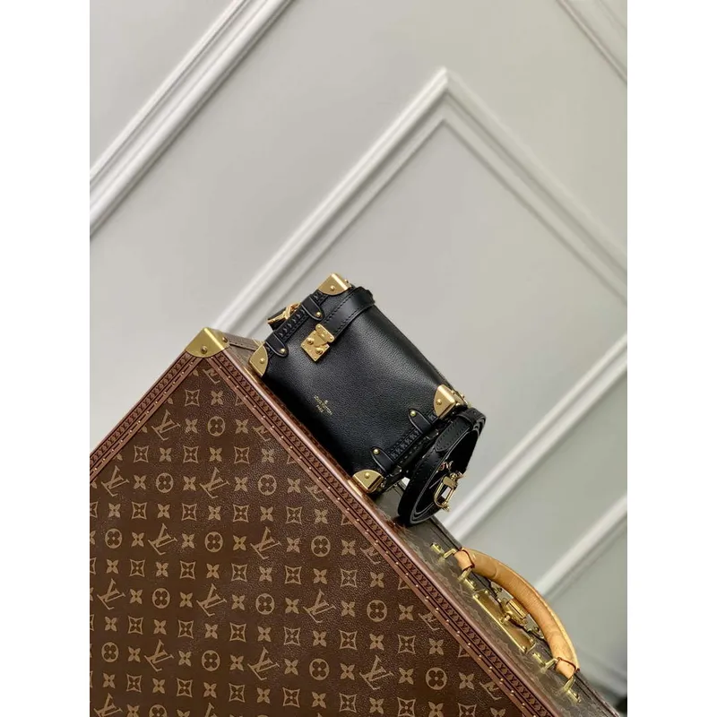 LV M23817 Louis Vuitton Side Trunk PM Bag Black