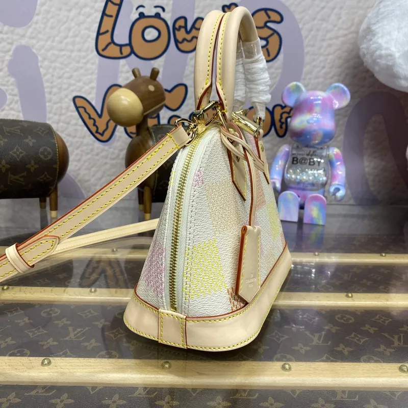 LV N40516 Louis Vuitton Alma BB Bag Peach Pink