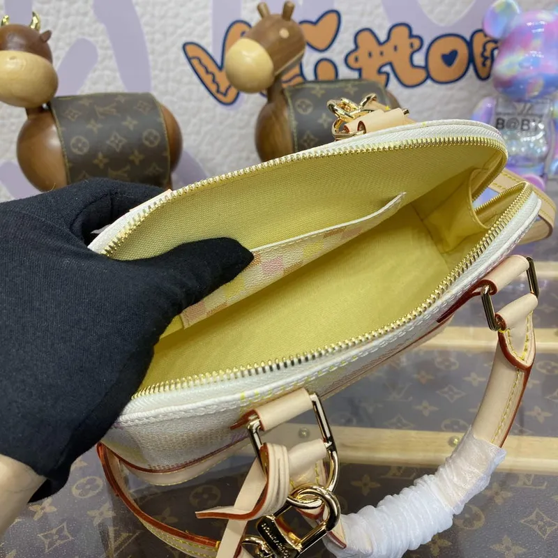 LV N40516 Louis Vuitton Alma BB Bag Peach Pink