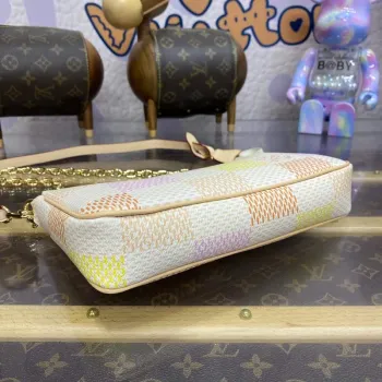 LV N40642 Louis Vuitton Pochette Accessoires Bag Peach Pink