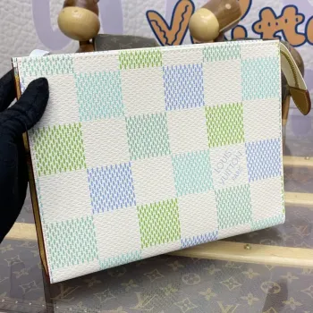 LV N40740 Louis Vuitton Toilet Pouch Bag Pistachio Green