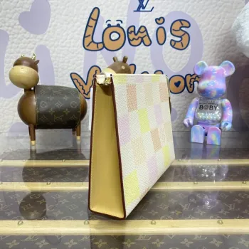 LV N40740 Louis Vuitton Toilet Pouch Bag Peach