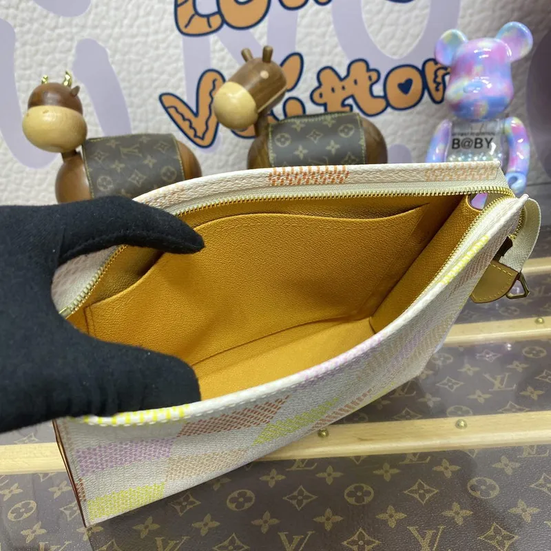 LV N40740 Louis Vuitton Toilet Pouch Bag Peach