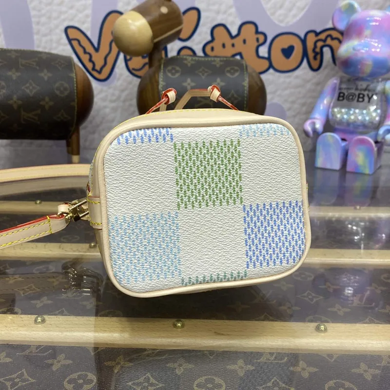 LV N40640 Louis Vuitton Nano Noé Bag Pistachio Green