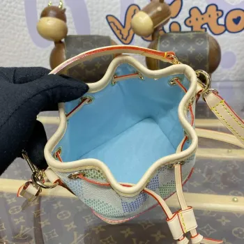 LV N40640 Louis Vuitton Nano Noé Bag Pistachio Green