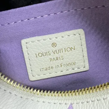LV M46875 Louis Vuitton Speedy Bandoulière 20 Handbag Latte White / Bubble Tea Mauve