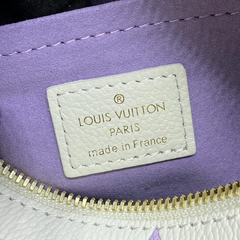 LV M46875 Louis Vuitton Speedy Bandoulière 20 Handbag Latte White / Bubble Tea Mauve