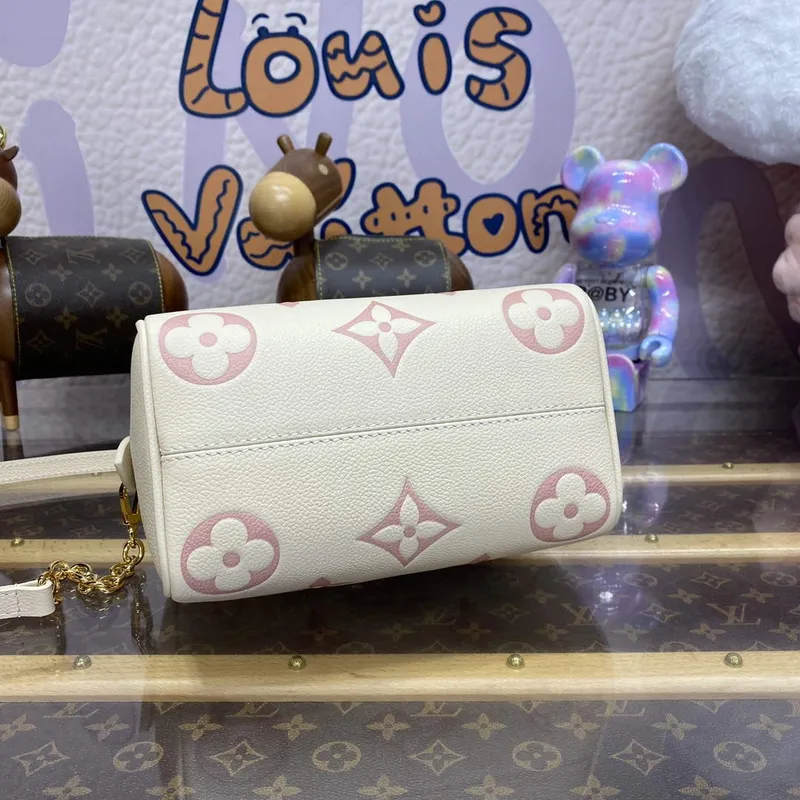 LV M46875 Louis Vuitton Speedy Bandoulière 20 Handbag Latte/Chamallow