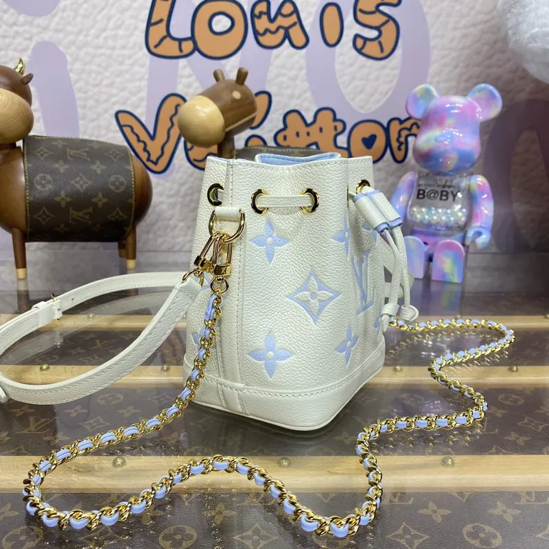 LV M82933 Louis Vuitton Nano Noé Bag Blue