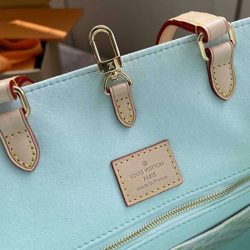 LV N40518 Louis Vuitton OnTheGo MM  Tote Bag Pistachio