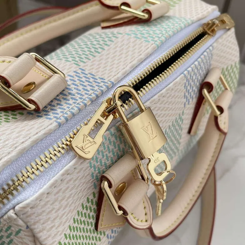 LV N40515 Louis Vuitton Speedy Bandoulière 20 Handbag Pistachio
