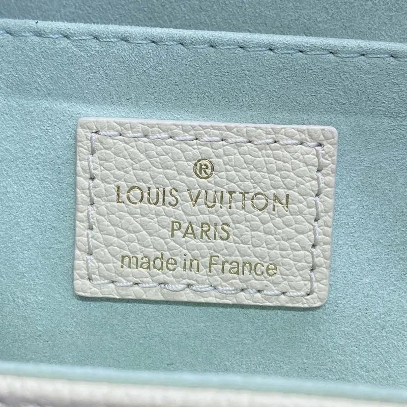 LV M46842 Louis Vuitton Favourite Bag bicolor Monogram Empreinte leather Green