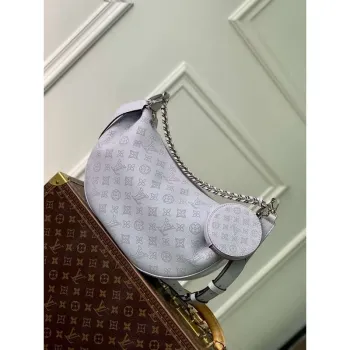 LV M22822 Louis Vuitton Baia MM Bag Mahina Light Lilac