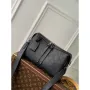 LV M24255 Louis Vuitton Hand It All PM Bag Mahina Black