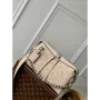 LV M24114 Louis Vuitton Hand It All PM Bag Mahina Crème Beige
