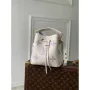 LV M24048 Louis Vuitton NéoNoé BB Bucket Bag Latte White &Purple