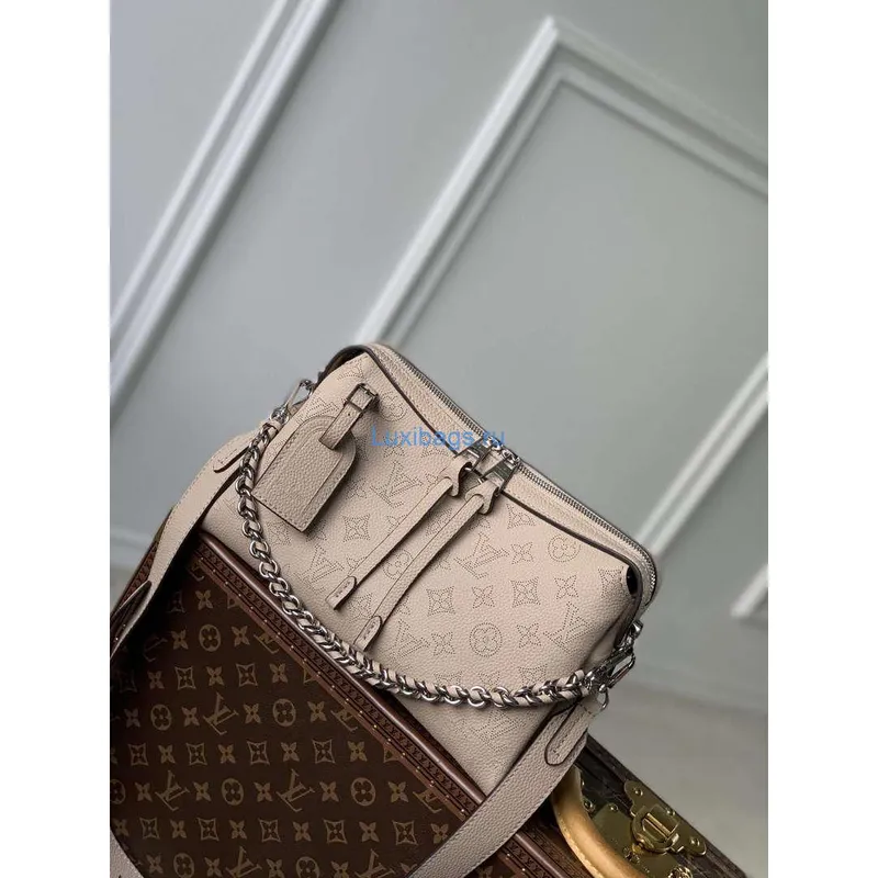 LV M24255 Louis Vuitton Hand It All PM Bag Galet Gray