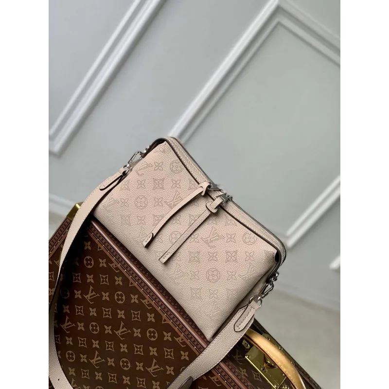 LV M24255 Louis Vuitton Hand It All PM Bag Galet Gray