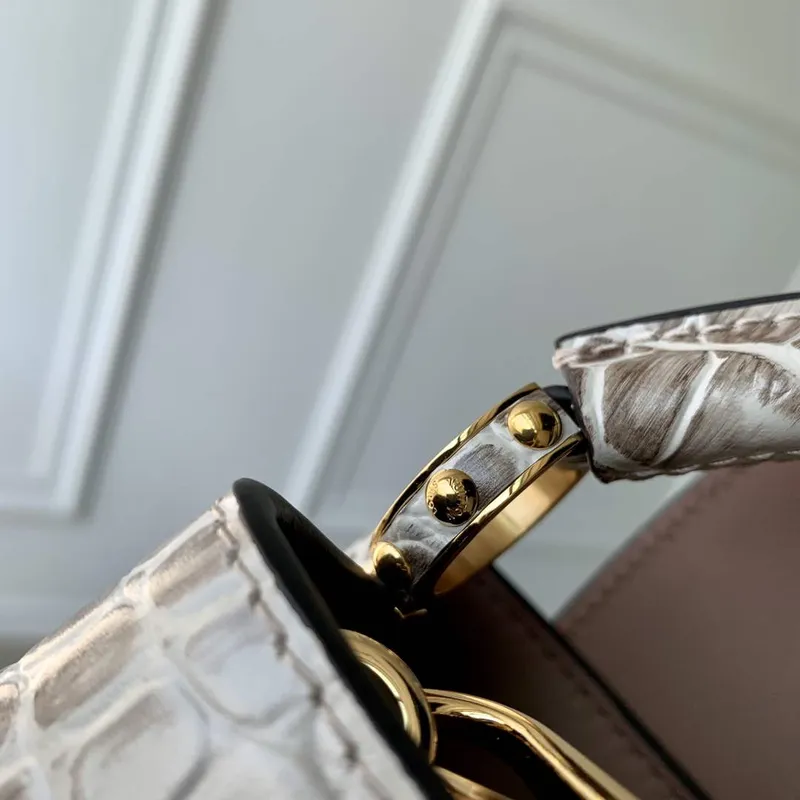 LV M48865 Louis Vuitton Capucines Mini Handbag Himalayas