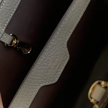 LV M24567 Louis Vuitton Capucines MM Handbag Galet