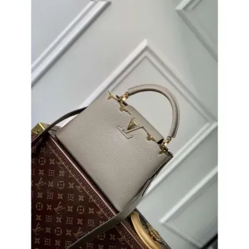 LV M24567 Louis Vuitton Capucines BB Handbag Galet