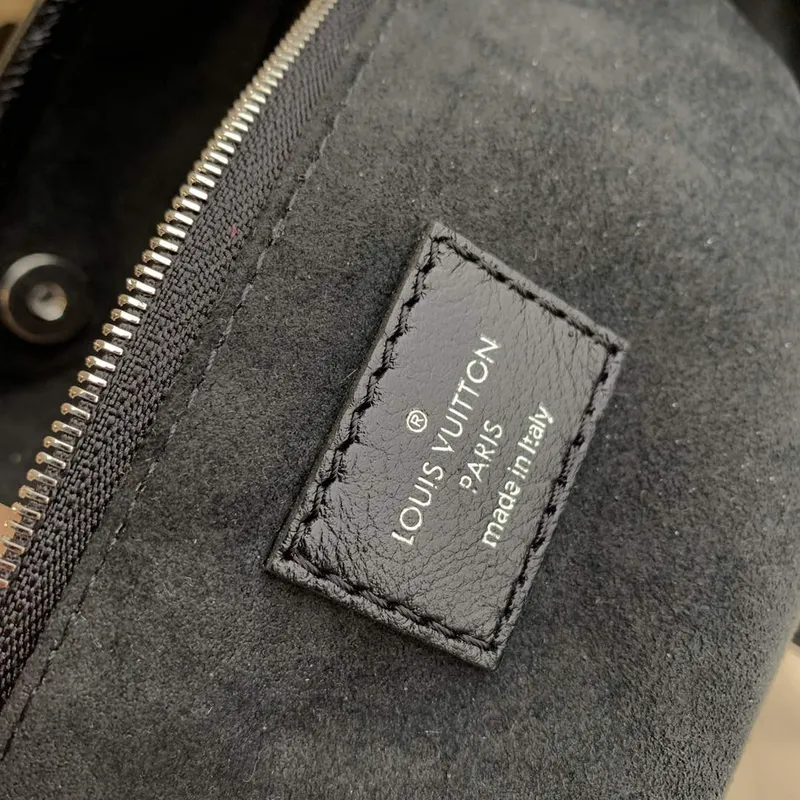 LV M24861 Louis Vuitton CarryAll Cargo PM Handbag Black