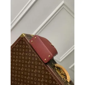 LV M25128 Louis Vuitton Capucines Mini Handbag Griotte Red